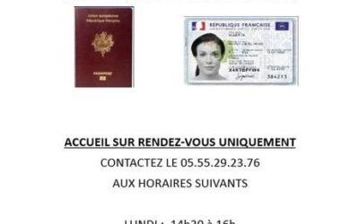 Dispositif de recueil pour les demandes de titres d’identité (passeport, carte nationale d’identité)